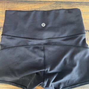lululemon athletica Women's Black Athletic Shorts